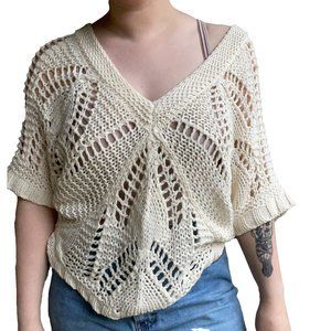 Knit Cream Top